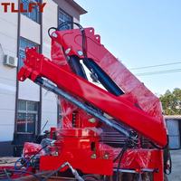 Grue de camion à bras articulé 4 étages 6,3T, Meilleure vente, Offre spéciale d'un fournisseur chinois, Dotée de composants essentiels