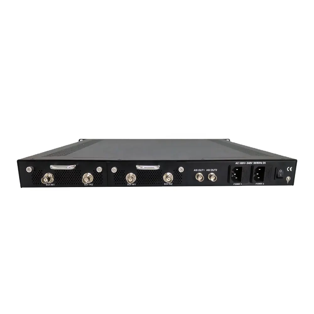 Latency Rendah Quad HD SDI Encoder/4 Channel RF Modulator/IPTV