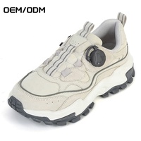 Chaussures de course respirantes pour hommes, baskets de sport décontractées, chaussures de marche tricotées, vente en gros