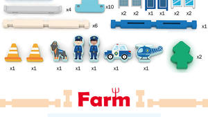 Jeu de <span class=keywords><strong>construction</strong></span> éducatif en bois pour enfants CE CPC, jouets de simulation <span class=keywords><strong>PC</strong></span>, blocs de <span class=keywords><strong>construction</strong></span> à assembler soi-même avec structure à mortaise et tenon - Product Image 3