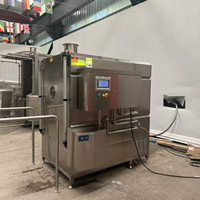 Machine de nettoyage de bacs à déchets haute performance, chariot à viande, machine de lavage de conteneurs Euro Bin pour la transformation de la viande