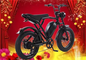 Hot Selling HaLie 20-Inch Fat Tire E-Bike Urban Electric Bicycle 350W Motor 25km/h Speed 48V Lithium Battery Steel Rear Carrier