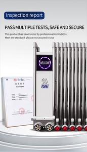 Tự động cổng an ninh hiện đại 201 thép không gỉ hộp điều khiển không dây và điều khiển từ xa thiết kế đồ họa, 3D thiết kế mô hình CN; gua - Product Image 2