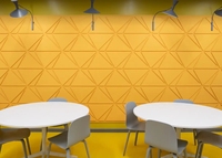 Panneaux acoustiques personnalisés en feutre PET pour la décoration murale intérieure Panneau insonorisé à rainure en V en fibre de polyester au design moderne
