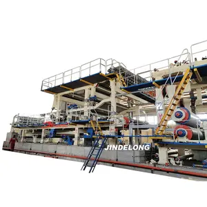 2880mm Fourdrinier Multi-Cylinder Kraft Paper Machine Three-Roller Calendering Production Line 45-60t/d