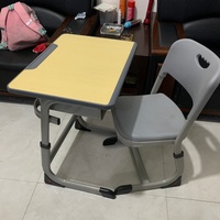 Vente directe d'usine - Bureau et chaise d'étude spéciaux pour les étudiants, les cours de soutien scolaire et la formation - Bureau moderne réglable avec tiroir