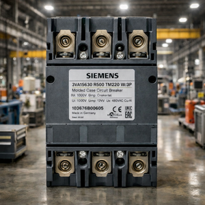Disjoncteur Siemens MCCB extractible 3VA1S630 R500 TM220 avec 3P 690V 110kA/55kA/70kA/36kA en plastique en stock - Product Image 1