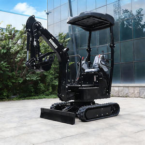 Mini-excavatrice sur chenilles jaune/verte China Somate avec moteur Koop CE EURO5 EPA, boîte de vitesses PLC, garantie 1,5 an, braquage court - Product Image 3