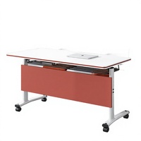 Table de conférence modulaire pliable en mélamine, pour hôtel, mobilier de bureau commercial moderne