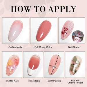 ไลม์เกิร์ล 4 ซีซั่นส์ เจลยูวีสำหรับทำเล็บ ปลอดสารพิษ สีนู้ดไล่เฉด ลายตารางเก้าช่อง กาวติดเล็บสูตรน้ำ สำหรับงาน DIY ดีไซน์เนอร์ - Product Image 5