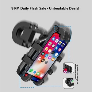 <span class=keywords><strong>Support</strong></span> de téléphone pour tableau de bord à huit griffes pour vélos électriques motos matériau ABS pour Compatible Anti-Shake absorbant les chocs - Product Image 4