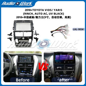 Marco para DVD de Coche Android de 9 Pulgadas LEMONTON, Adaptador de Panel para Radio de Coche con Función GPS para TOYOTA VIOS/YARIS 2018+ - Product Image 2