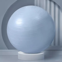 Ballon de yoga en PVC de 75 cm, extra large, gonflable et élastique, stable et anti-éclatement, avec logo personnalisé