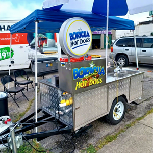 Tow araç hot dog sepeti pişirme imtiyaz satılık özelleştirilmiş fritöz kalbur sosisli sandviç makinesi klasik sepeti - Product Image 1