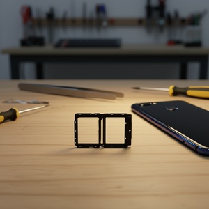 Tiroir pour carte SIM pour Honor X7a, noir, double emplacement pour carte SIM, pièce de rechange - Product Image 3