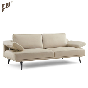 Đồ Nội Thất Phòng Khách Giá Trực Tiếp Từ Nhà Máy Ghế Dài Bộ Sofa Gia Đình Hiện Đại Sang Trọng Màu Vàng 2 + 3 Thiết Kế Ý - Product Image 5