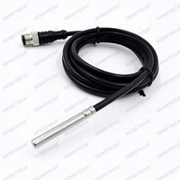 Sonde en métal durable à puce de capteur Maxim d'origine, câble de gaine flexible en TPE, prise d'aviation standard, sonde de température DS18B20
