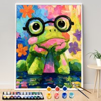 Cadeaux personnalisés, kits d'art à peindre par numéros, peinture à l'huile non personnalisée pour adultes, enfants, débutants, décoration de la maison