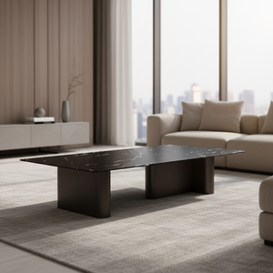 Set Tavolo da Pranzo in Marmo Italiano di Alta Qualità, Arredamento in Pietra Naturale per Hotel e Appartamenti - Product Image 4