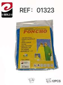 MNJ - PVC para Niños, 48x72, Impermeable, para Viajes y Campamentos, Talla Única - Product Image 1