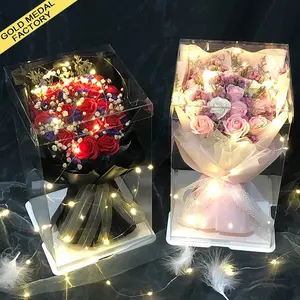 情人节母亲节圣诞婚礼斋月其他装饰花卉蛋糕礼品盒迷你发光二极管仙女串灯