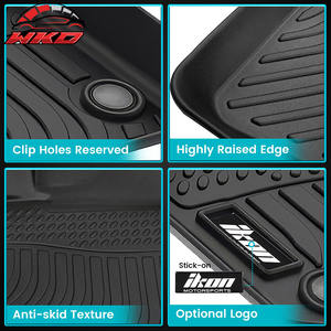 Tapis de sol antidérapants pour Fisker Ocean 2023-2024, tapis TPE toutes saisons, 3 pièces, moulés en 3D, imperméables - Product Image 3