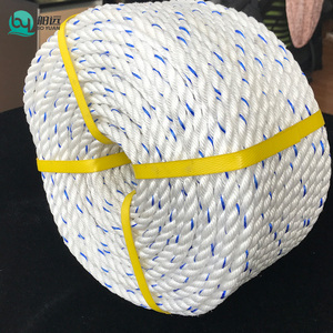 Cordon en polypropylène torsadé à <span class=keywords><strong>3</strong></span> brins de <span class=keywords><strong>8</strong></span> mm, <span class=keywords><strong>corde</strong></span> de pêche, <span class=keywords><strong>corde</strong></span> marine, ligne d'amarrage pour quai, <span class=keywords><strong>corde</strong></span> en polypropylène pour la fixation - Product Image 1