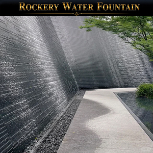 Fontana d'Acqua Personalizzata a Forma di Roccia, Dimensioni e Forme Personalizzabili, Elemento Paesaggistico con Rendering e <span class=keywords><strong>Disegni</strong></span> Tecnici - Product Image 3
