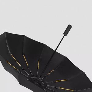 Automatic High-Quality 24 Ribs Storm <b>Windproof</b> Custom Rain Wholesale Folding Uv Luxury <b>Umbrella</b> With Logo Printing - Product Image 5