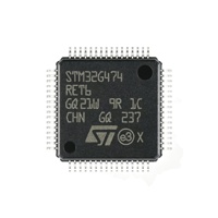 STM32G474RET6 para Microcontrolador Cortex-M4F de 32 Bits, 512 KB de Memoria Flash, Paquete de 64 LQFP, Componentes Electrónicos