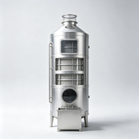 Tour de lavage en acier inoxydable, résistance aux hautes températures, haute efficacité de purification, équipement de traitement des gaz d'échappement