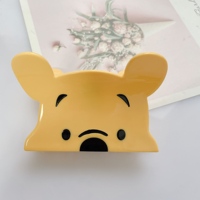 HONEY prêt à expédier pinces à cheveux en acétate Unique l'ours l'ourson pinces à souris à carreaux