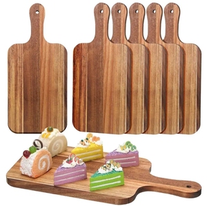 Vente en gros de planche à découper en bois d'acacia avec poignée pour viande, légumes, fruits, fromage, charcuterie - Product Image 1