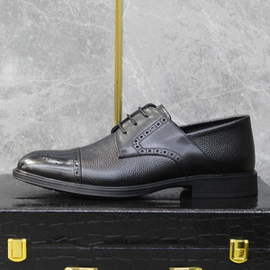 Zapatos italianos de boda de alta gama para hombre, lujosos zapatos de hombre hechos a medida, zapatos de cuero de oficina brogue hechos a mano - Product Image 5