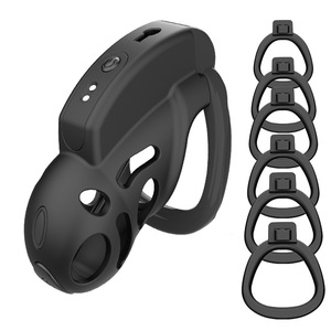 Jouet sexuel masculin, cage de chasteté vibrante, dispositif de verrouillage du pénis pour homme, 12 vibrations, télécommande, appareil d'exercice du pénis - Product Image 4