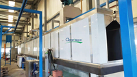 La ligne de revêtement de poudre fabrique-la machine électrostatique automatique de peinture de système de revêtement de poudre de profil en aluminium