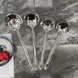 Bán buôn số lượng lớn thép không gỉ phục vụ muỗng canh lò nồi Lọc dài xử lý Bạc phục vụ muỗng tự chọn cho đồ dùng - Product Image 6