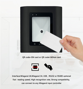 Pemindai Kode Batang 1D/2D Kecepatan Tinggi Pembaca Kode QR Pembaca RFID Kontrol Akses Elektronik Sistem Gerbang Kode QR Pembaca RFID - Product Image 4