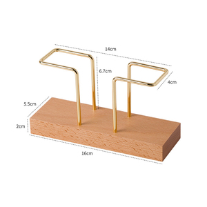 Großhandel Papier Servietten halter <span class=keywords><strong>Tissue</strong></span> Dispenser Holz Servietten halter für Tisch - Product Image 4