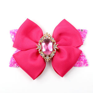 إكسسوارات الشعر الملونة لمعان الربيع والصيف مع حجر الراين للفتيات - Product Image 5