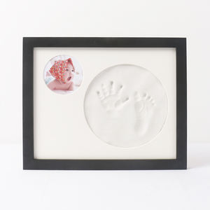 Cadre photo commémoratif personnalisable <span class=keywords><strong>et</strong></span> imperméable pour empreintes de mains <span class=keywords><strong>et</strong></span> de pieds de bébé, décoration d'intérieur avec <span class=keywords><strong>peinture</strong></span> numérique sur pin de Nouvelle-Zélande - Product Image 3