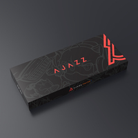 Clavier de jeu Ajazz Ak980 V2 Pro 97 touches, trois modes, batterie 10000 mAh, écran couleur TFT, structure Gasket, touches transparentes