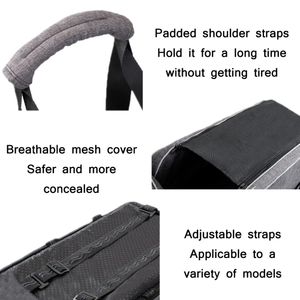 Wholesale Direct Sales Pet Collapsible Removable Waterproof <strong>Cover</strong> <strong>Carrier</strong> Bag Dog Booster <strong>Car</strong> Armrest <strong>Seat</strong> with Seatbelt - Product Image 3