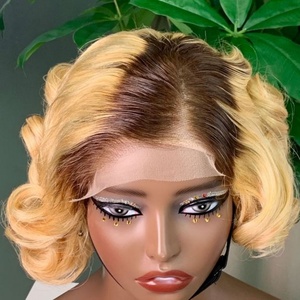 Luxury Hair Wholesale Raw Hair Weaves and <b>Wigs</b> 5x5 Loose <b>Wave</b> Bouncy Curly Transparent Lace Closure <b>Wig</b> - Product Image 3