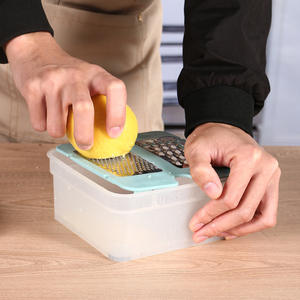 Juego de 4 ralladores de queso Syh592 al por mayor con caja de almacenamiento, rebanador manual ajustable de acero inoxidable para queso duro - Product Image 6