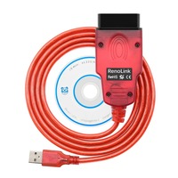 Câble OBD2 Renolink V2.11 2026 pour Renault, version améliorée du Renolink V1.99, programmeur ECU, réinitialisation airbag, codage clé ECM UCH, auto