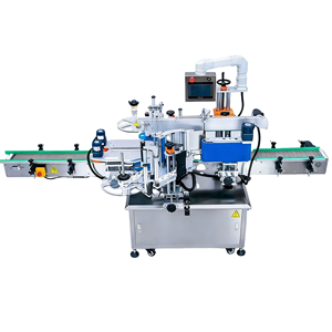 Machine d'étiquetage automatique recto-verso pour bouteilles carrées et rondes, idéale pour les flacons cosmétiques et les flacons de gel douche - Product Image 2