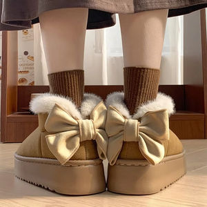 2025 женские зимние теплые уличные ботинки на подошве - Product Image 4