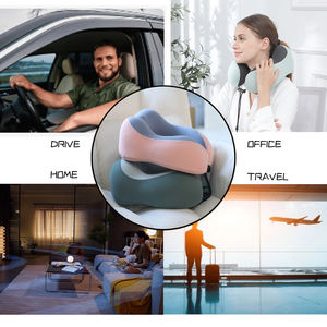 หมอนรองคอแบบเมมโมรี่โฟมสำหรับเดินทางหมอนรองคอแบบปรับโลโก้ได้ - Product Image 6