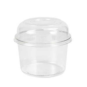 Bol jetable pour animaux de compagnie 117 mm avec couvercle scellé pour emballage de desserts glacés, rond, qualité alimentaire - Product Image 2
